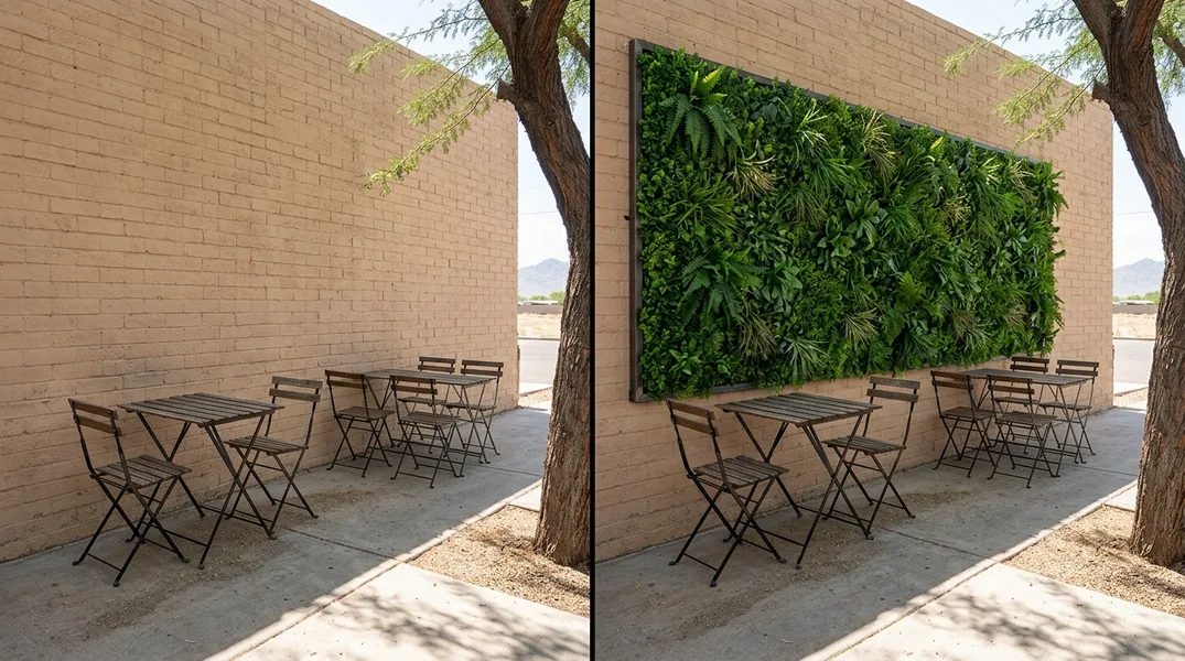 Result artificial grass installation in Gilbert - Gilbert Turf Installation